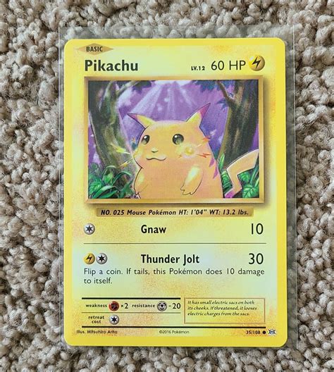 pikachu 60 hp Values .